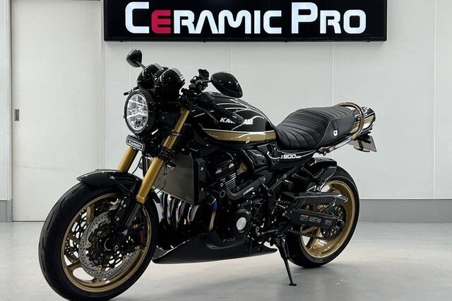 KAWASAKI Z900RS／Ceramic Pro 9Hコーティング施工（大阪市福島区から