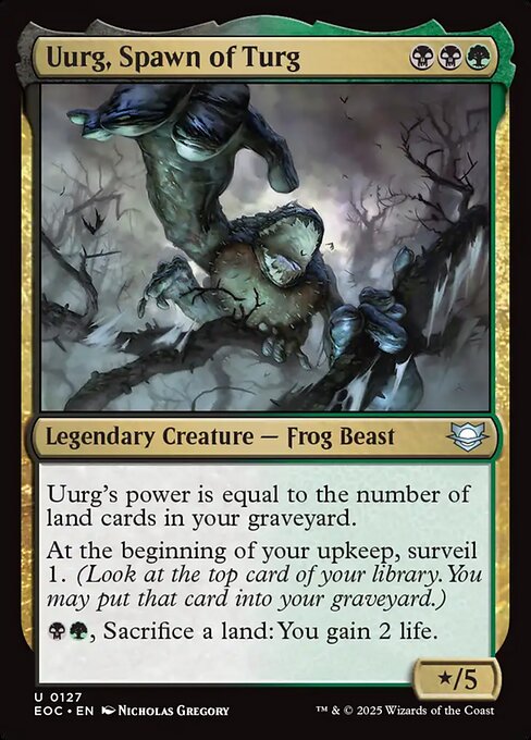 Uurg, Spawn of Turg · Edge of Eternities Commander (EOC) #127