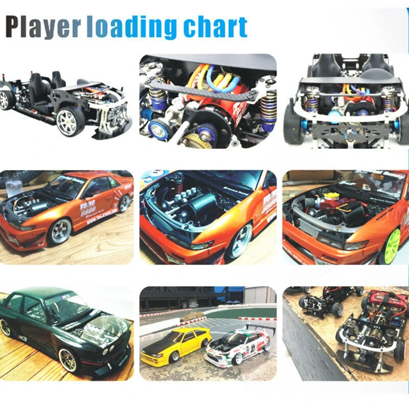 FIJON FJ9 1/10 フロントエンジンデザイン RCドリフトカー ドリフト