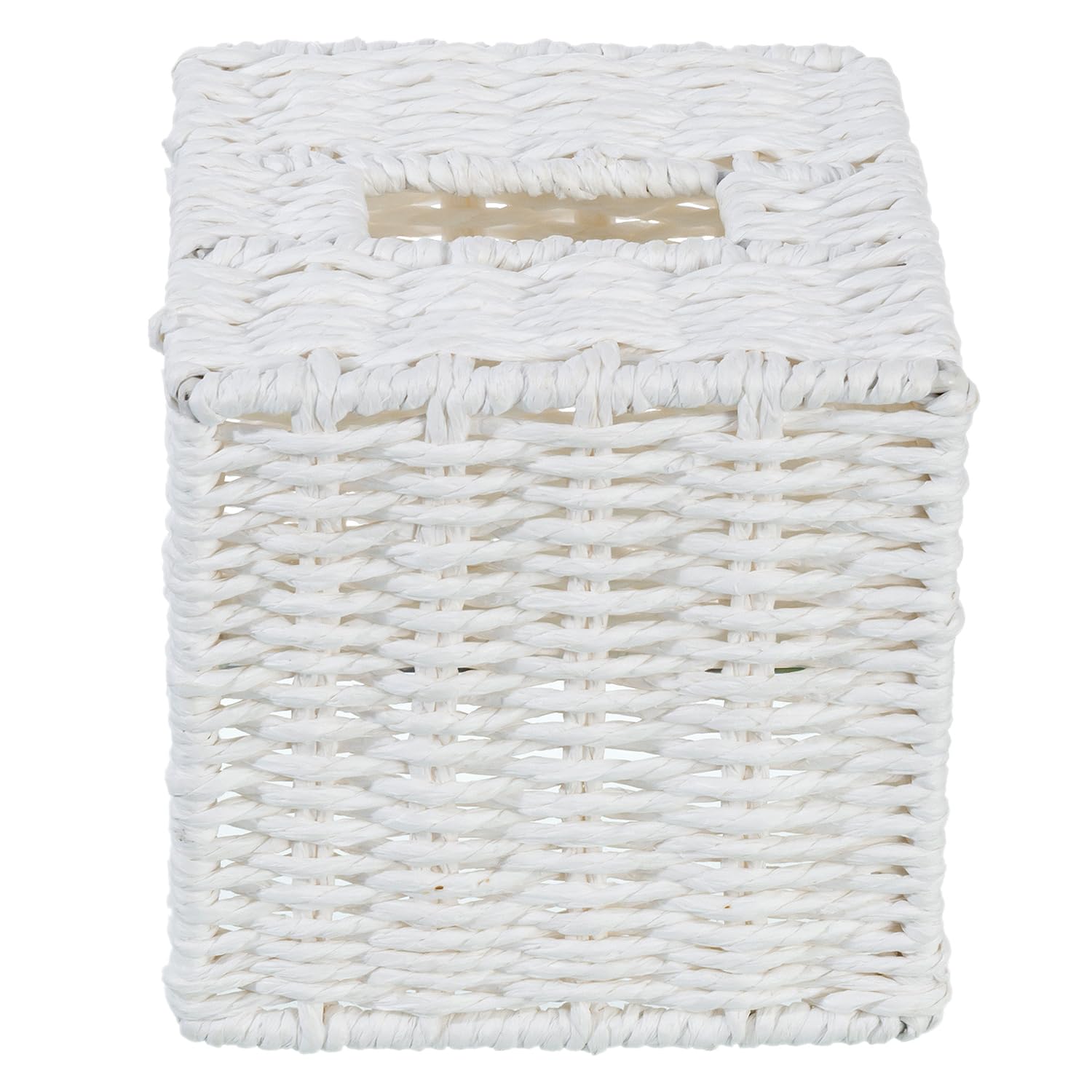 Amazon.co.jp: MyGift ホワイトペーパーロープ編みフェイシャル