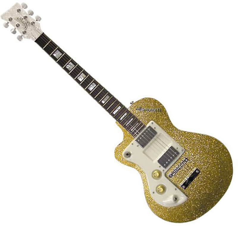 Italia Maranello Classic Left-Handed Guitar - Gold | Reverb