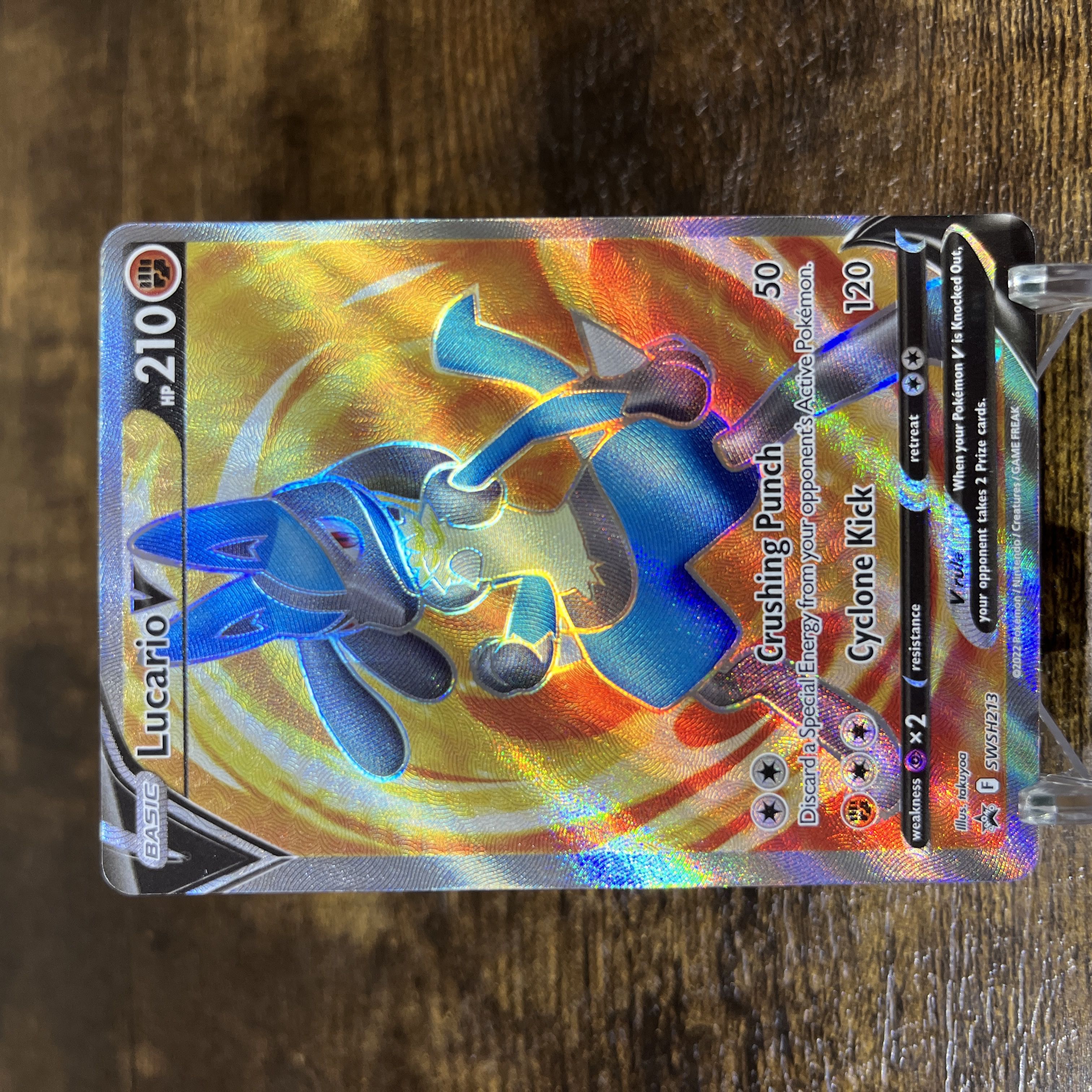 ポケモンカード【英語版】ルカリオV プロモ SWSH213 1枚の通販 Riisa