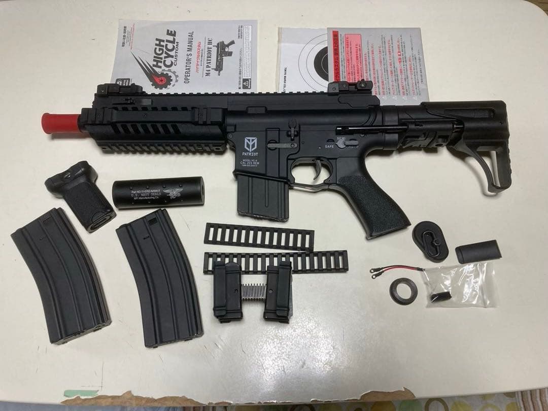 東京マルイ　ハイサイクル　パトリオットM4 カスタム品 楽天市場】ハイサイクル電動ガン M4 パトリオット HCカスタム【東京