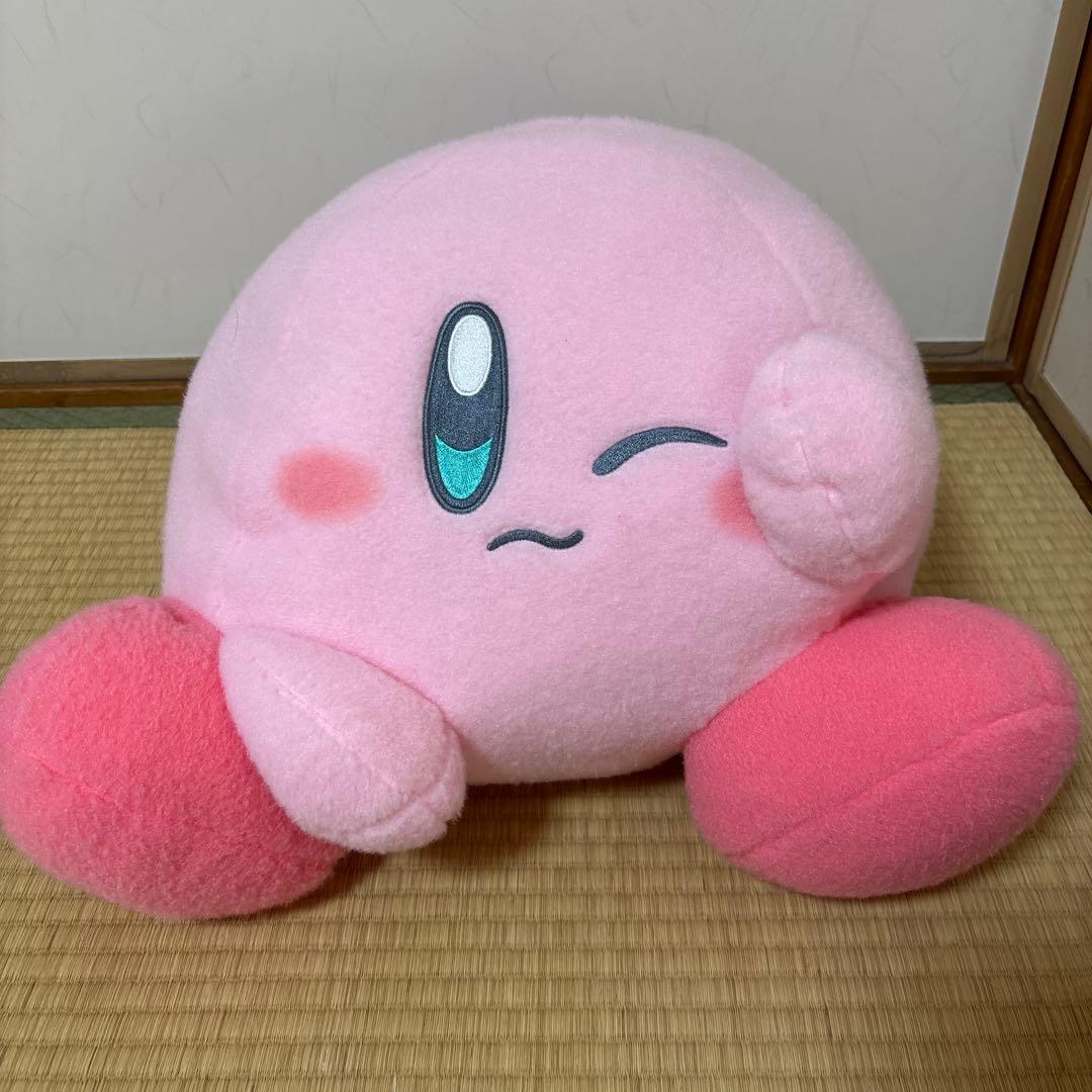 カービィ 羊毛フェルト風超BIGぬいぐるみ（うとうと） 星のカービィ羊毛フェルト風超BIGぬいぐるみ（うとうと）｜Yahoo