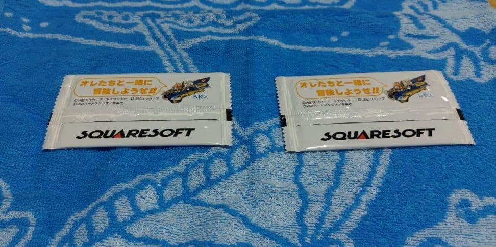 未開封クロノトリガー　予約特典カード 2パック SQUARE ENIX クロノトリガー SFC予約特典カード クロノトリガー予約