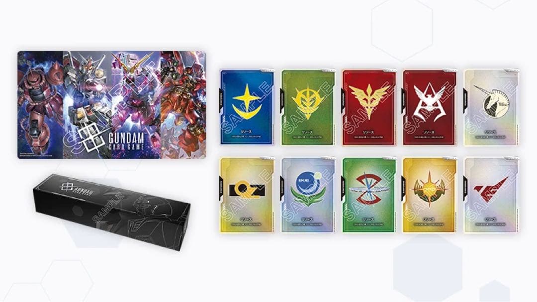 ガンダムカードゲーム　オフィシャルグッズセット　01 FIRST COMBAT ガンダムカードゲーム オフィシャルグッズセット01 FIRST COMBAT[EVX01