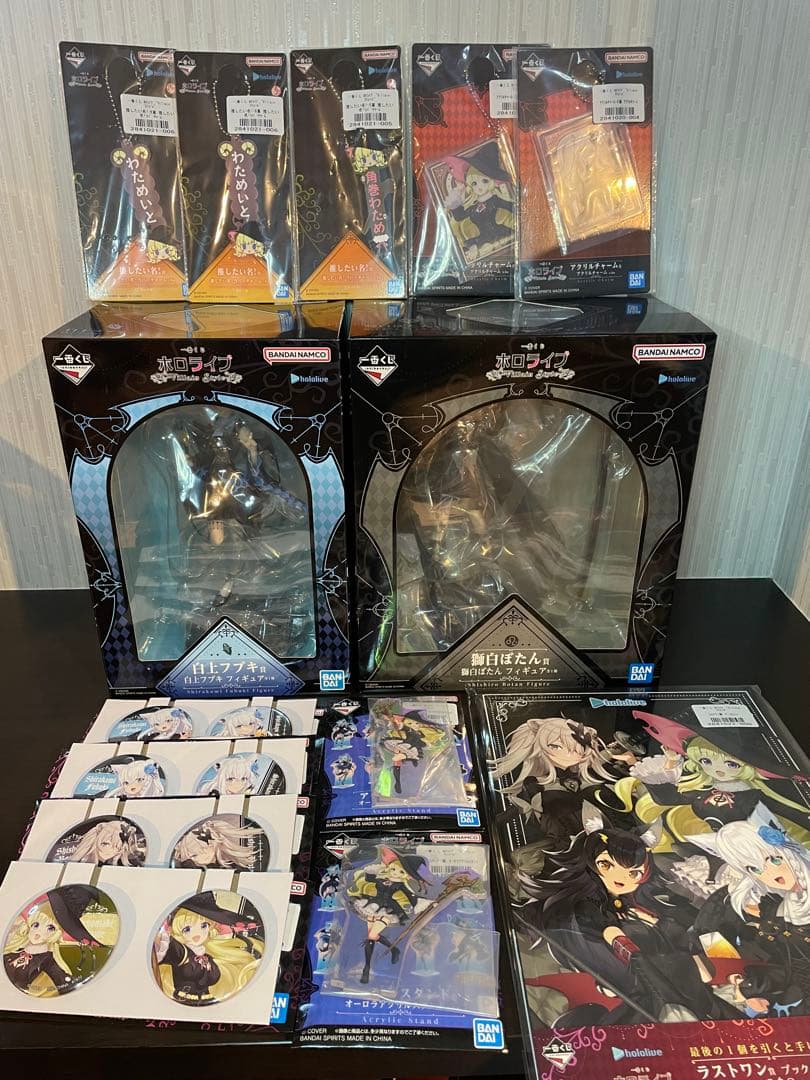 一番くじ ホロライブ ～Villain Style～　 白上フブキ　獅白ぼたん 一番賞 Hololive Villain Style 實體展示圖 ✨ 一番くじ ホロライブ